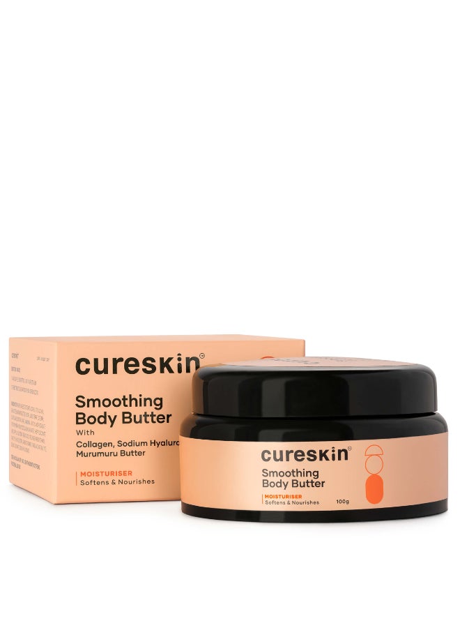 Cureskin Smoothing Body Butter Stretch Marks Cream for Women and Men | Stretch Marks Removal Cream for Women - Image 1